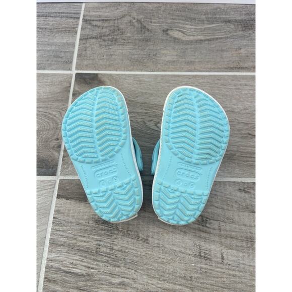 Classic Crocs Child Size 4 Blue And Pink Clog Sandal - Picture 5 of 5
